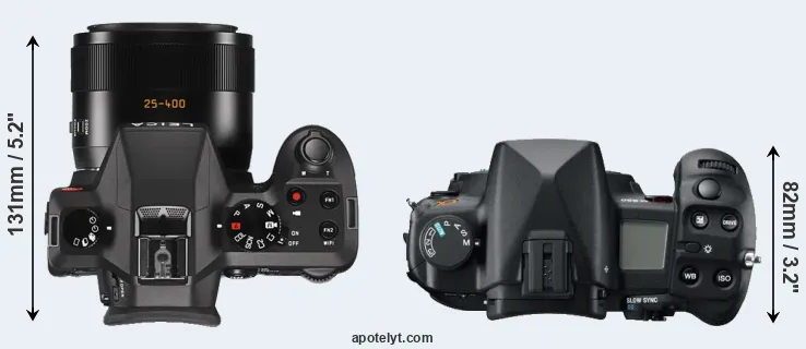 Compare V-LUX Typ 114 versus A850 top