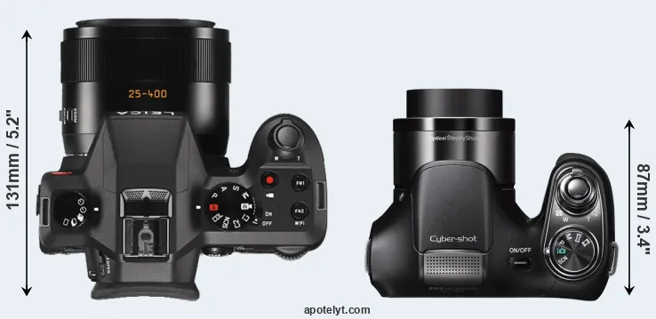 Compare V-LUX Typ 114 versus H200 top