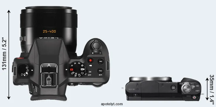 Compare V-LUX Typ 114 versus NEX-3N top