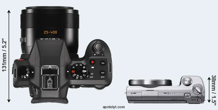 Compare V-LUX Typ 114 versus NEX-5 top