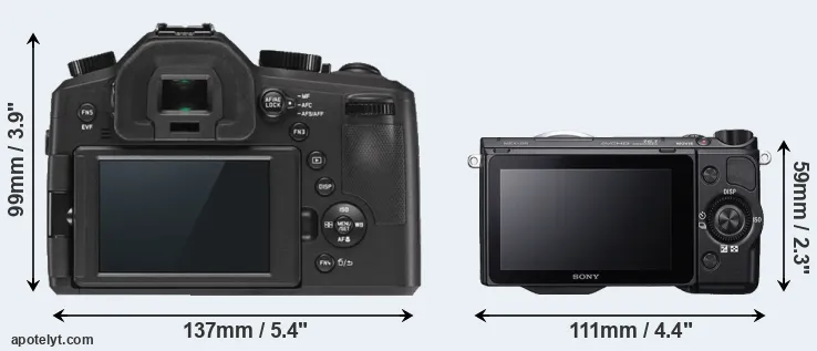 Comparison V-LUX Typ 114 or NEX-5R rear