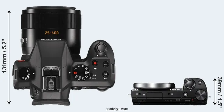 Compare V-LUX Typ 114 versus NEX-5R top