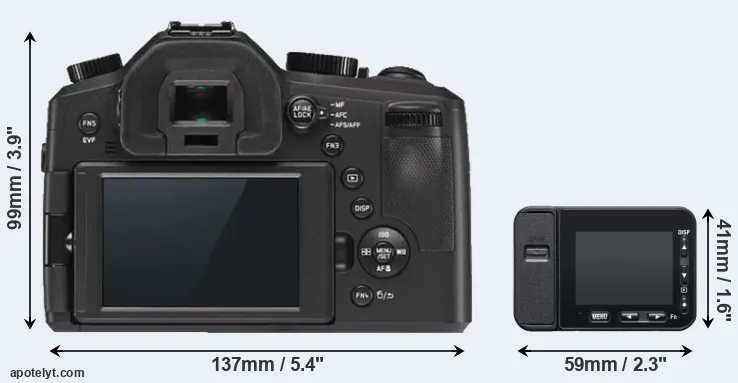 Comparison V-LUX Typ 114 or RX0 II rear