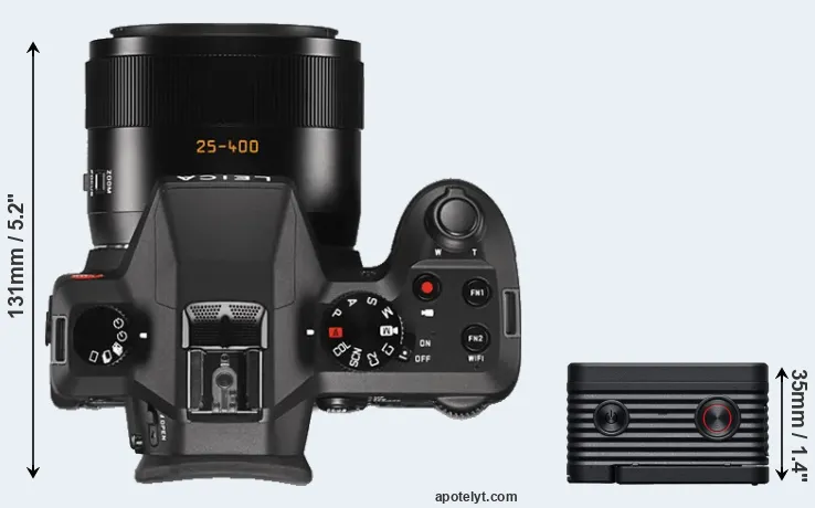 Compare V-LUX Typ 114 versus RX0 II top