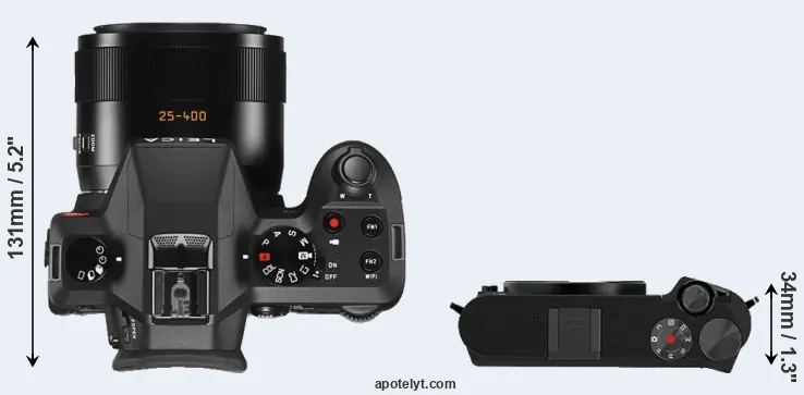 Compare V-LUX Typ 114 versus M1 top