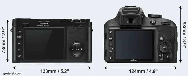 Comparison X Typ 113 or D3300 rear