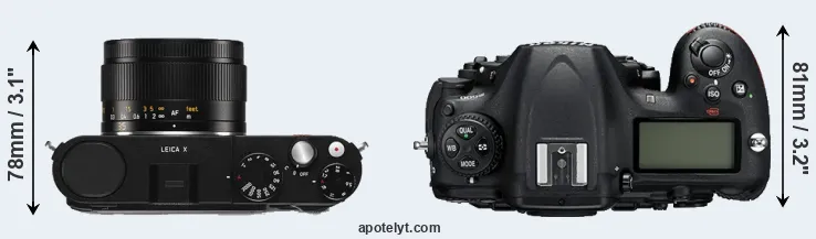 Compare X Typ 113 versus D500 top