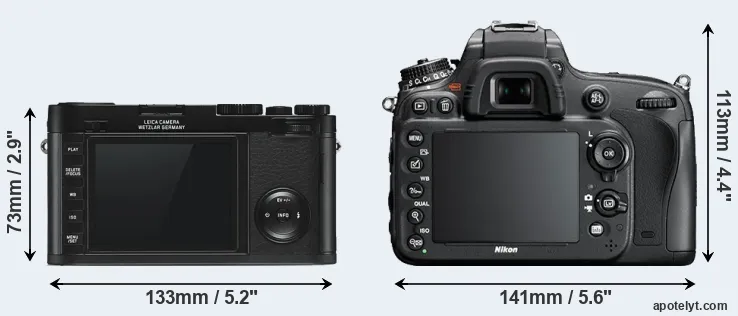 Comparison X Typ 113 or D610 rear