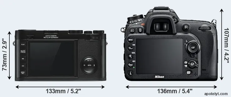 Comparison X Typ 113 or D7100 rear