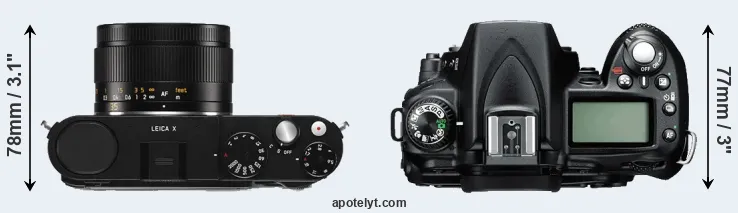 Compare X Typ 113 versus D90 top