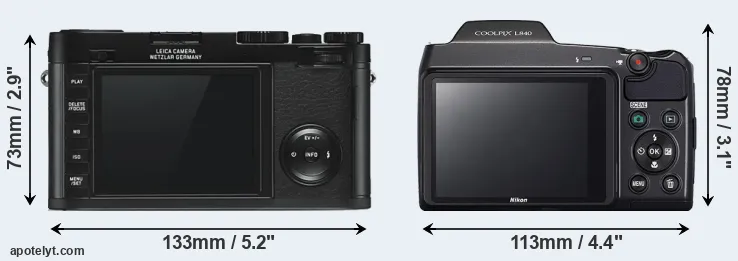 Comparison X Typ 113 or L840 rear