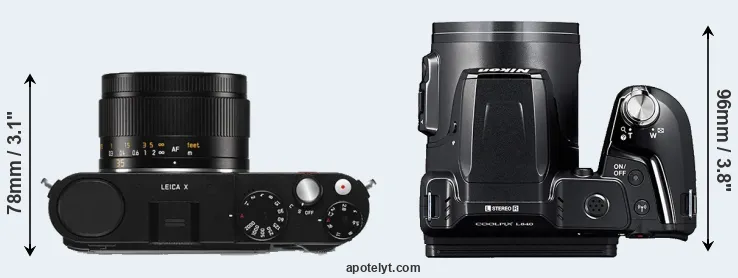 Compare X Typ 113 versus L840 top