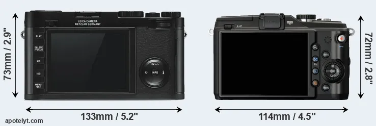Comparison X Typ 113 or E-PL2 rear
