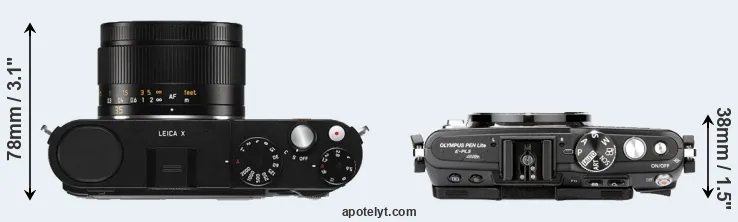 Compare X Typ 113 versus E-PL5 top