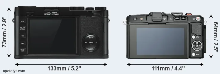 Comparison X Typ 113 or E-PL6 rear