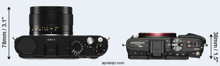 Compare X Typ 113 versus E-PL6 top
