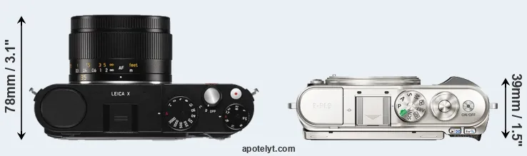 Compare X Typ 113 versus E-PL9 top