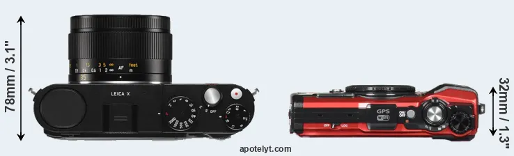 Compare X Typ 113 versus TG-5 top