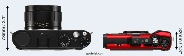 Compare X Typ 113 versus TG-6 top
