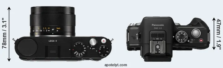 Compare X Typ 113 versus G3 top