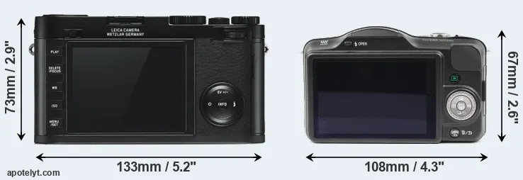 Comparison X Typ 113 or GF3 rear