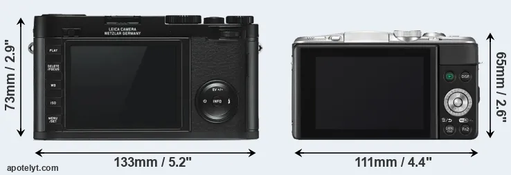 Comparison X Typ 113 or GF6 rear