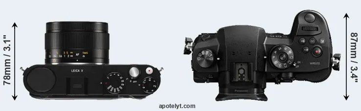 Compare X Typ 113 versus GH5 top