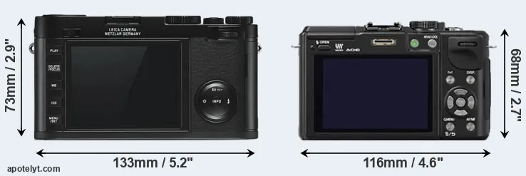 Comparison X Typ 113 or GX1 rear