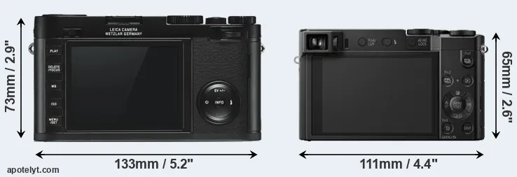 Comparison X Typ 113 or TZ100 rear