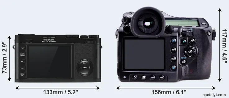 Comparison X Typ 113 or 645D rear