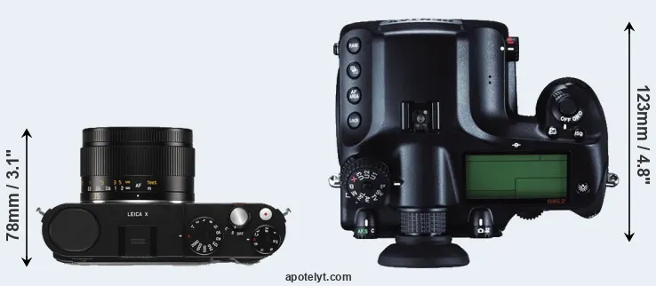 Compare X Typ 113 versus 645Z top