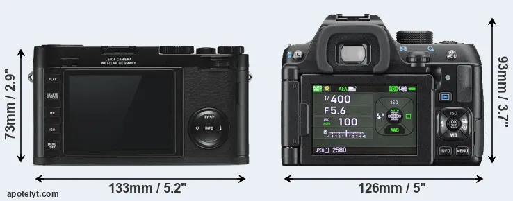 Comparison X Typ 113 or K-70 rear