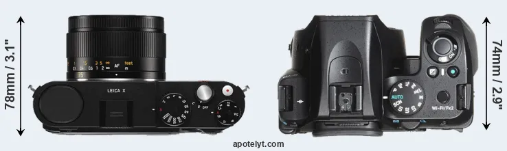 Compare X Typ 113 versus K-70 top