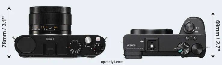 Compare X Typ 113 versus A6600 top