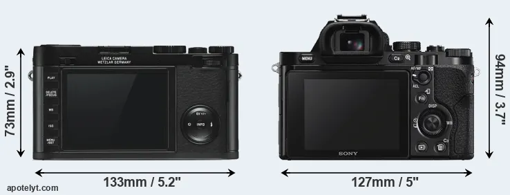 Comparison X Typ 113 or A7S rear
