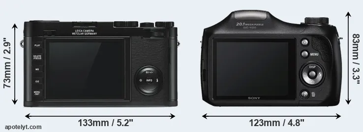 Comparison X Typ 113 or H200 rear