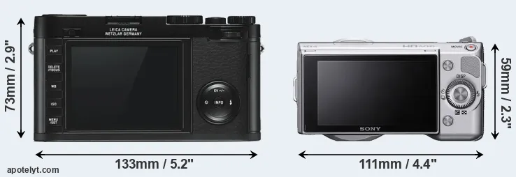 Comparison X Typ 113 or NEX-5 rear