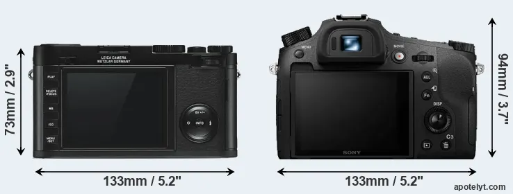 Comparison X Typ 113 or RX10 IV rear