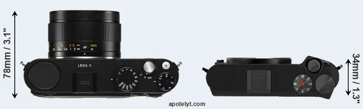 Compare X Typ 113 versus M1 top