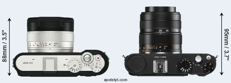 Compare X-U Typ 113 versus X Vario top
