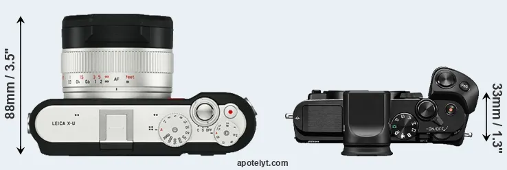 Compare X-U Typ 113 versus V3 top