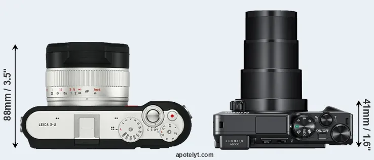Compare X-U Typ 113 versus A1000 top