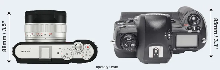 Compare X-U Typ 113 versus D1X top