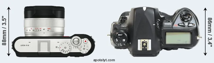 Compare X-U Typ 113 versus D2H top