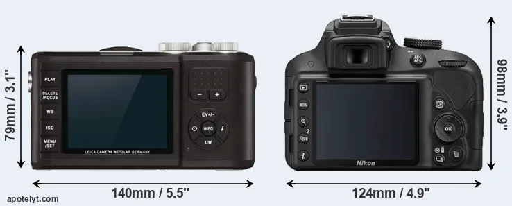 Comparison X-U Typ 113 or D3300 rear