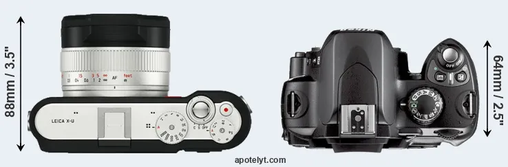 Compare X-U Typ 113 versus D40X top