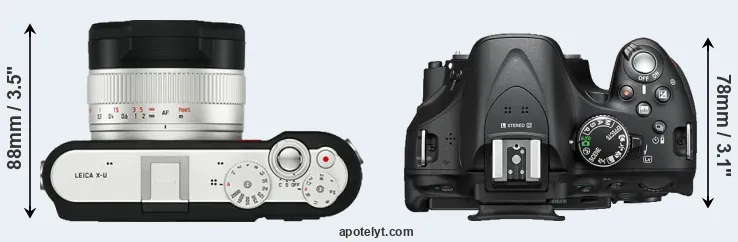 Compare X-U Typ 113 versus D5200 top