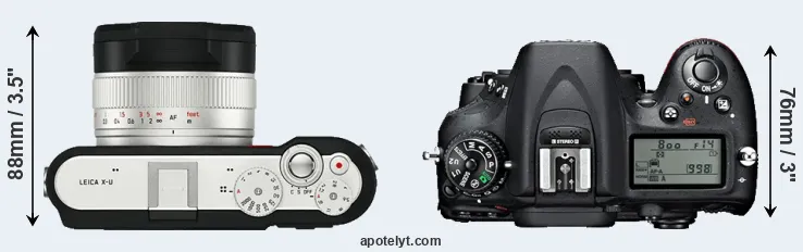 Compare X-U Typ 113 versus D7100 top