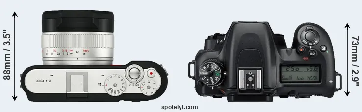 Compare X-U Typ 113 versus D7500 top