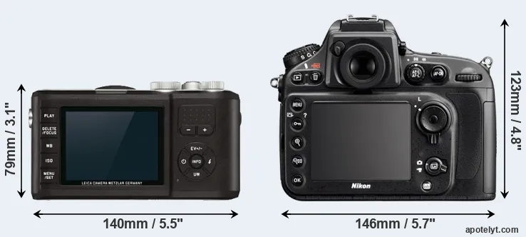 Comparison X-U Typ 113 or D800 rear
